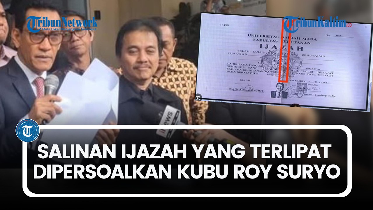 Salinan Ijazah yang Terlipat Versi Bareskrim Dipersoalkan Kubu Roy Suryo, Pihak Jokowi Beri Respons