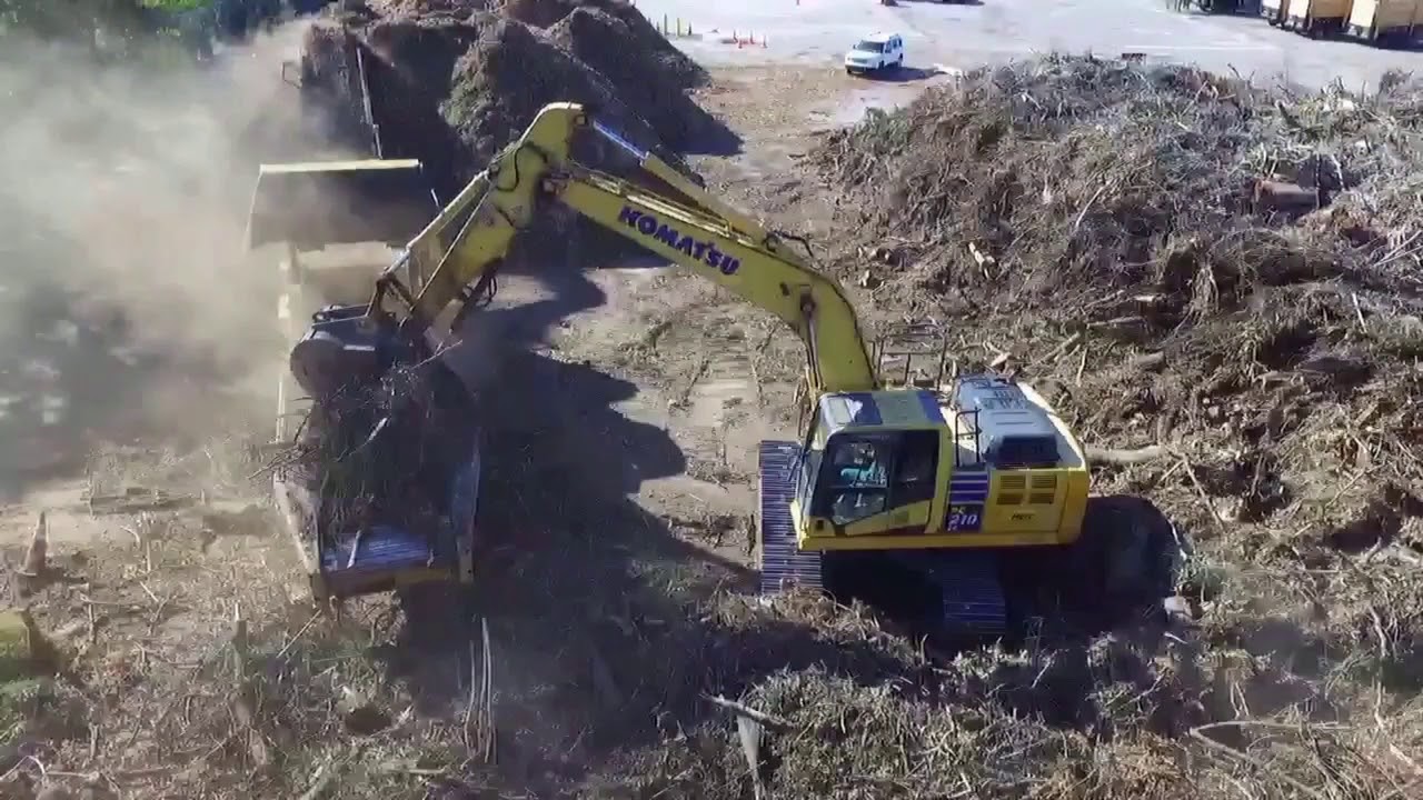 Vermeer HG6800TX Grinder Hurricane clean up