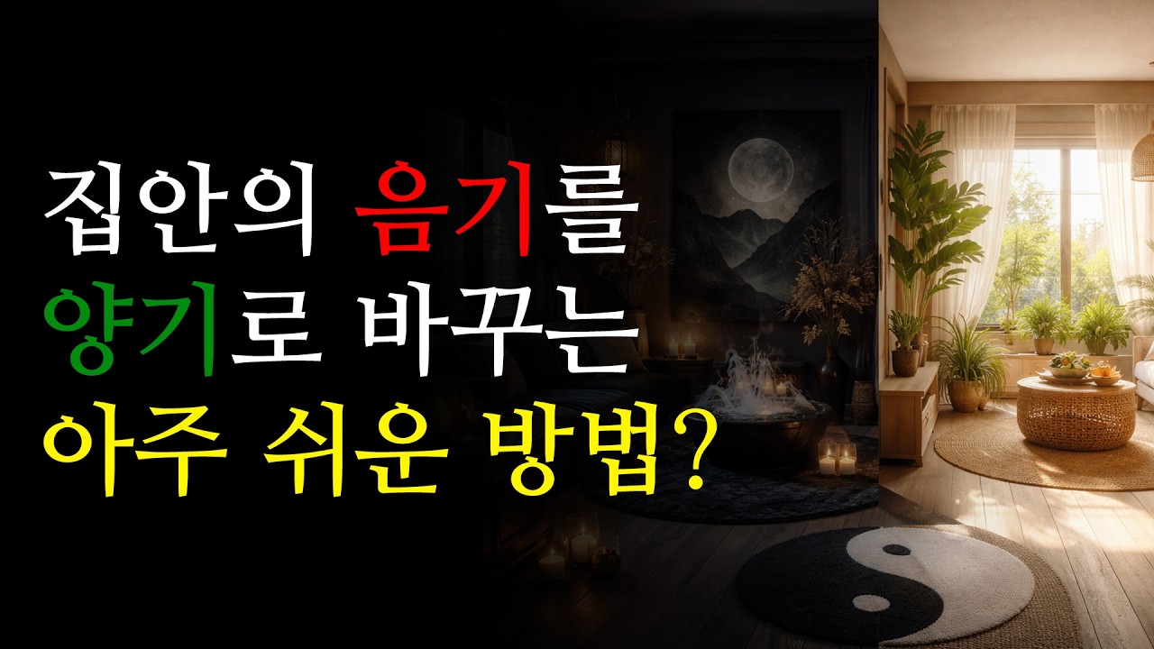 집안의 음기를 양기로 바꾸는 아주 쉬운 방법?