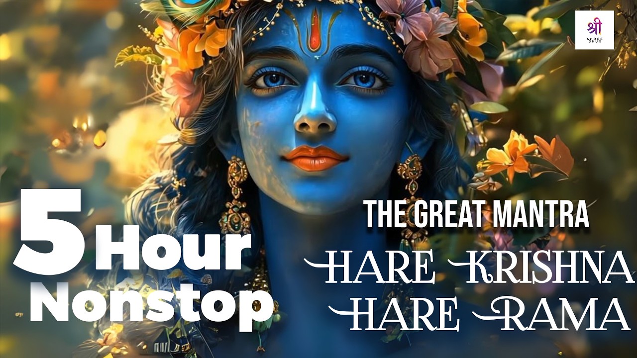 5 Hours of The Great Mantra: Hare Krishna, Hare Rama | Non Stop Chanting | Meditation & Peaceful