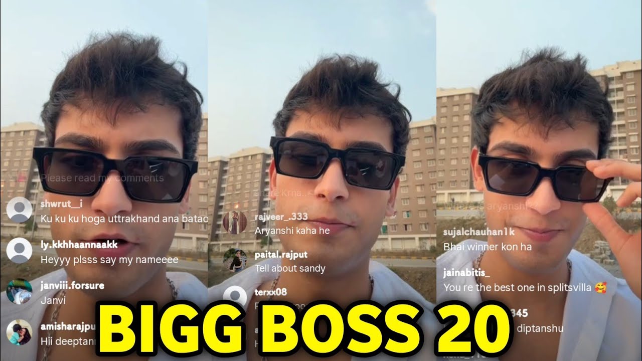 Deeptanshu Saini Live Talking About Bigg Boss 