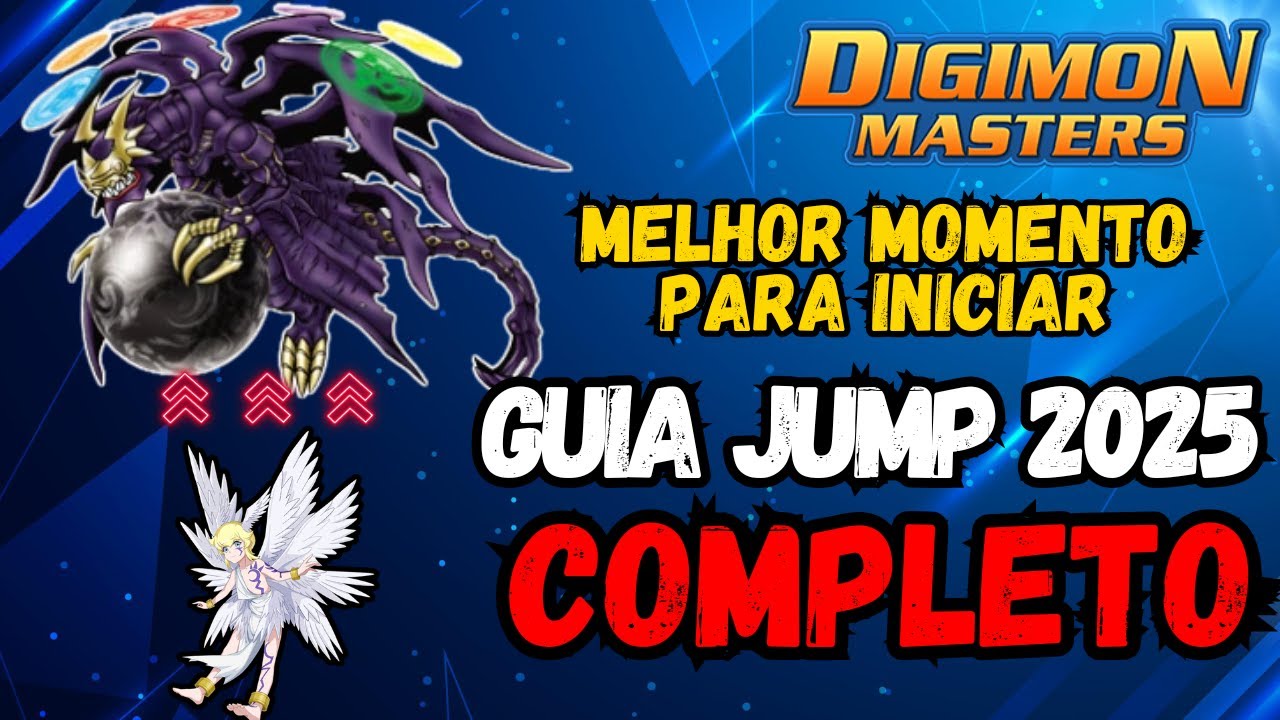 GUIA COMPLETO DO MELHOR JUMP DMO 2025 - DIGIMON MASTERS ONLINE