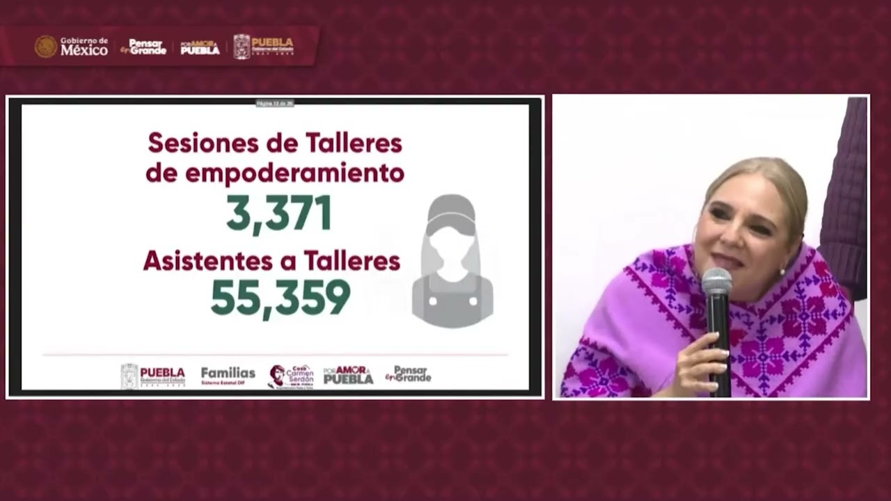 🟣🛡️ Fortalecer la protección de las mujeres consolida una justicia más cercana en Puebla.