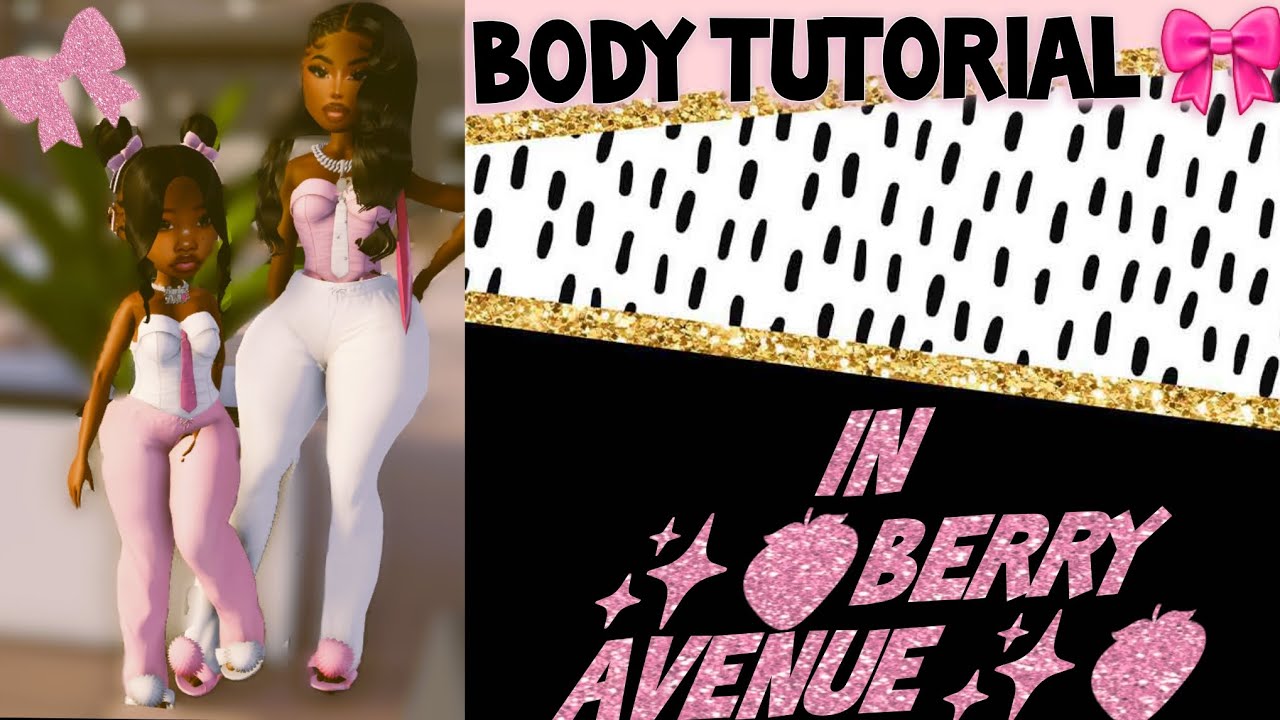 BODY TUTORIAL( Slim Thick)   BERRY AVENUE  ♡ #berry #berryave #roblox (Mom)