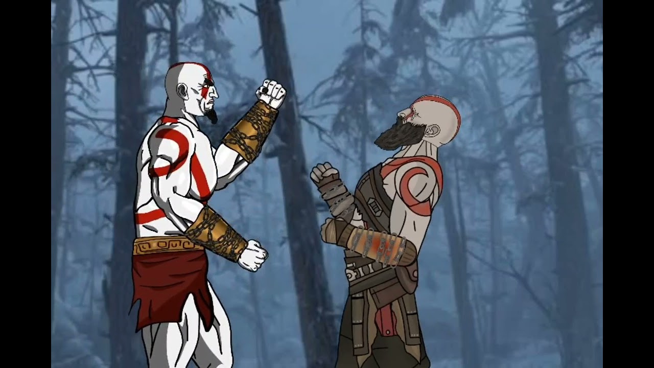 YOUNG KRATOS VS OLD KRATOS    Part 1...