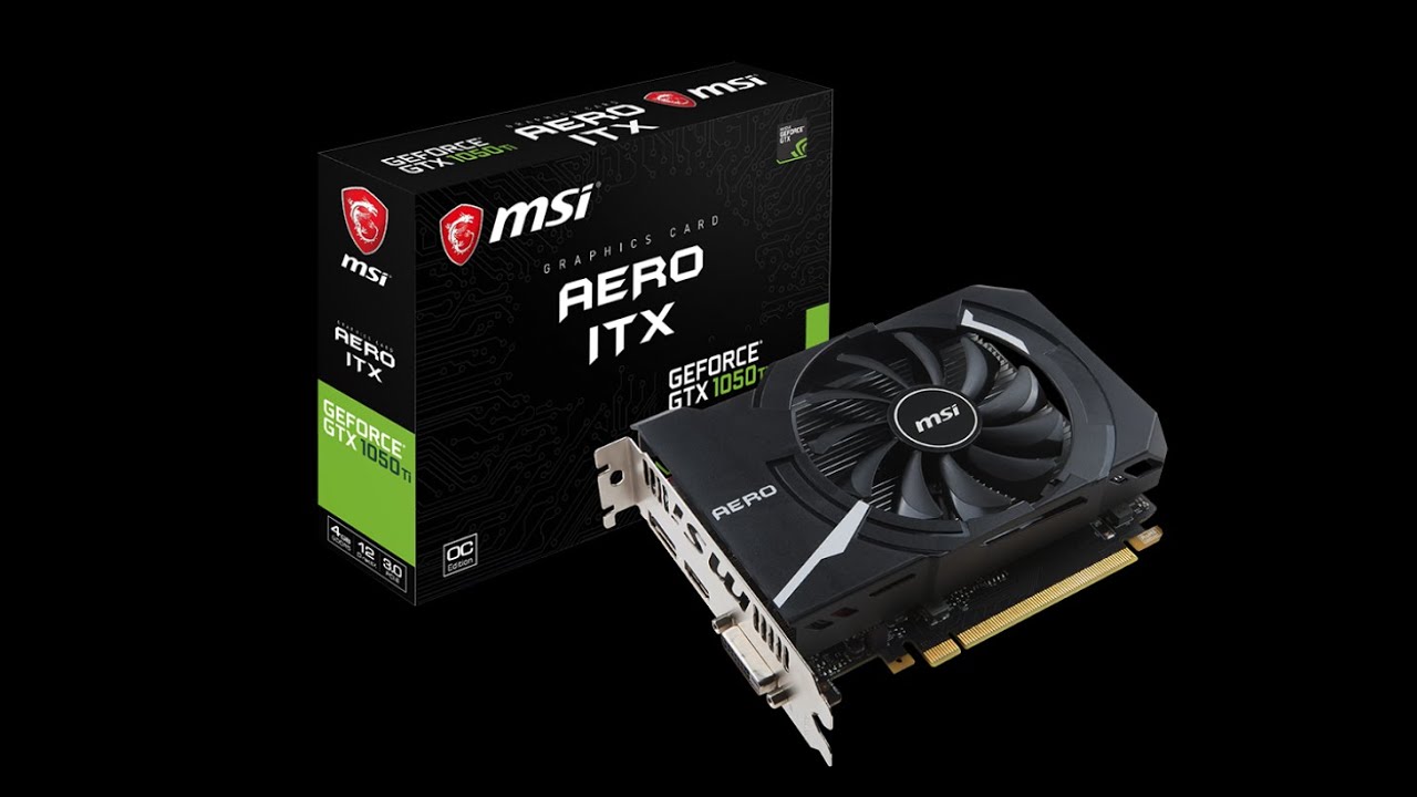 SCHEDA GRAFICA MSI GTX 1050TI AERO ITX 4G OC