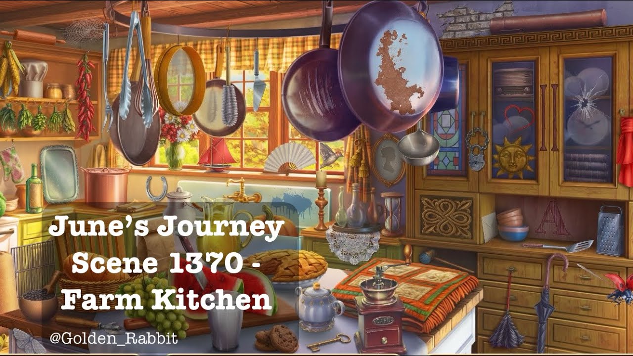 June’s Journey 1370 - Farm Kitchen. No Sound, No Loading Screens & No Leaderboard Screens.