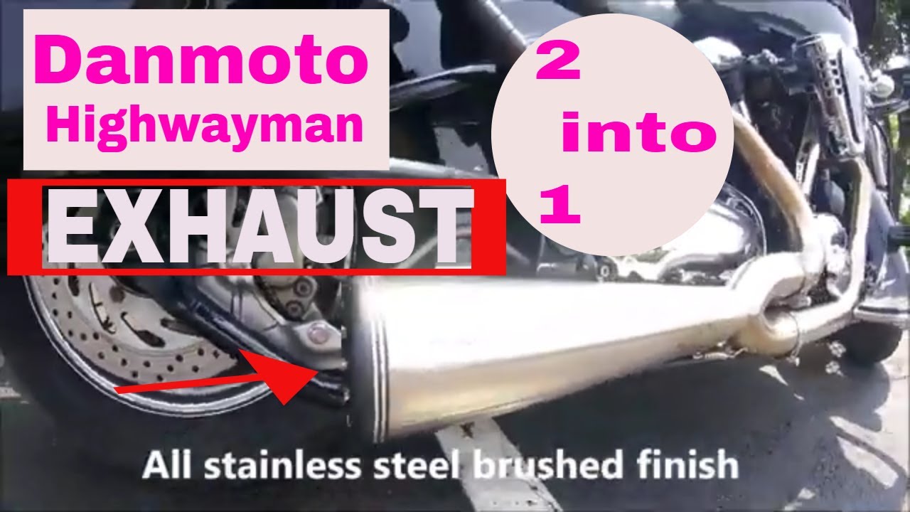 Danmoto highwayman 2 into 1 Exhaust (Roadstar)
