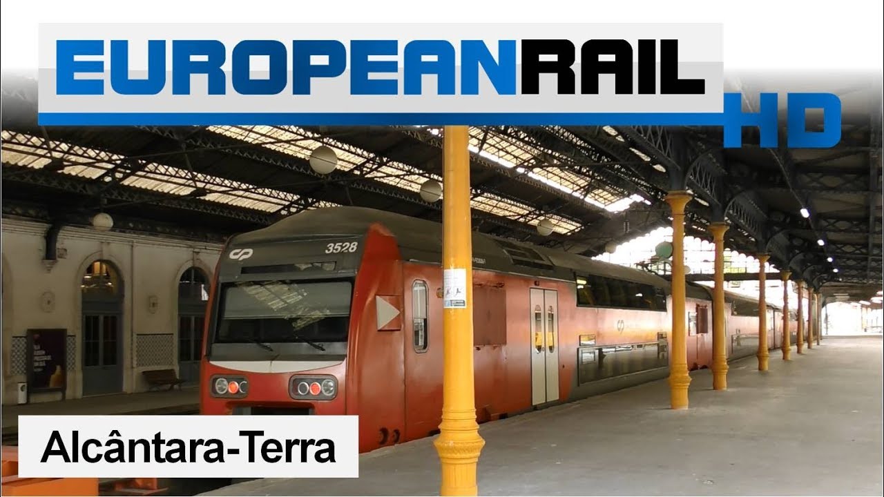 Comboios de Portugal CP Lisboa 3500 EMU 3528 calls at Alcântara-Terra Station