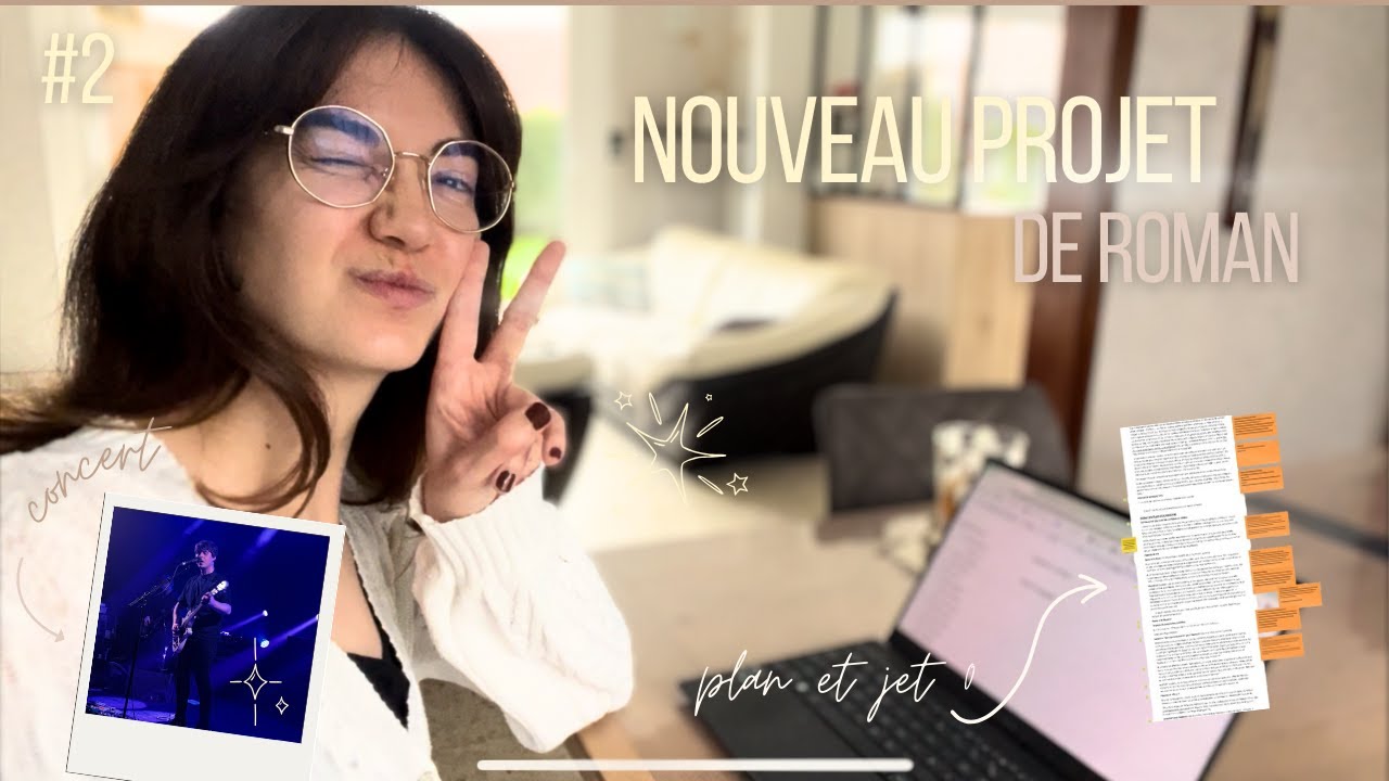 Vlog SLL n°2 ✨ je teste le jet 0 pour mon nouveau roman et je vois mon artiste préféré en concert 🌟