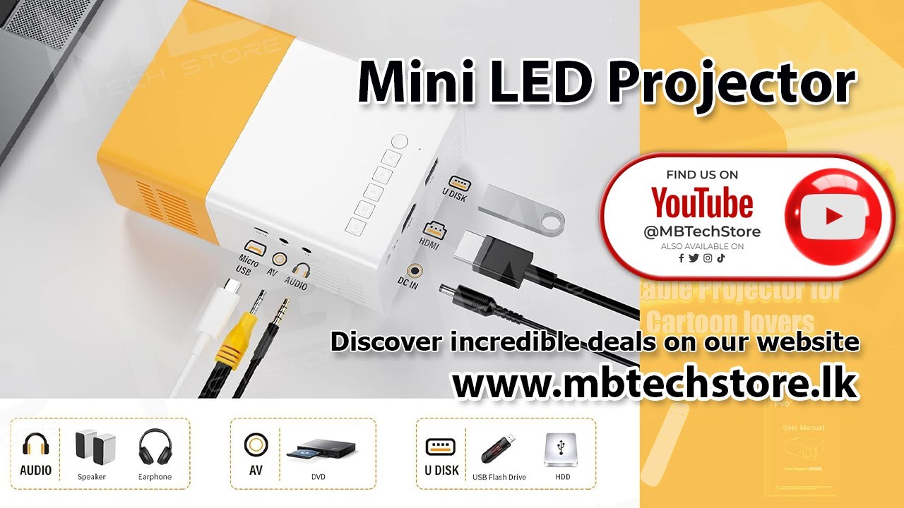 Mini LED Projector YG300