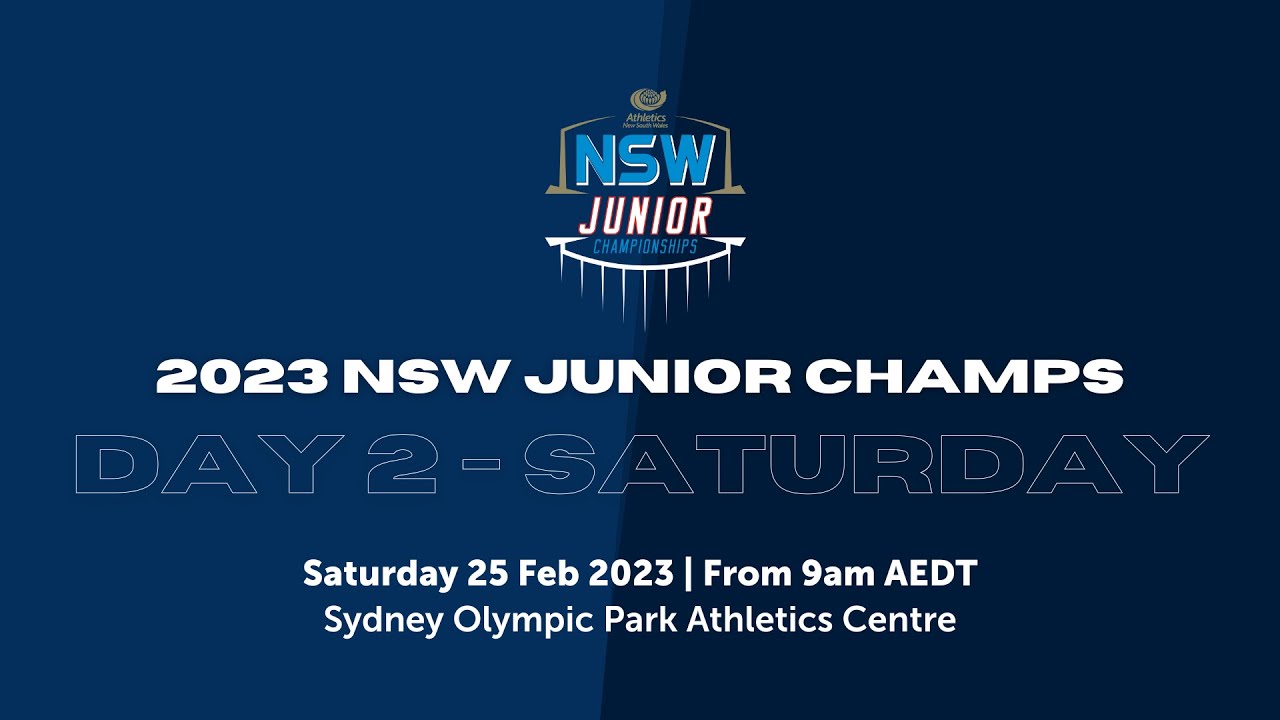 Athletics NSW Junior Championships Day 3 Live