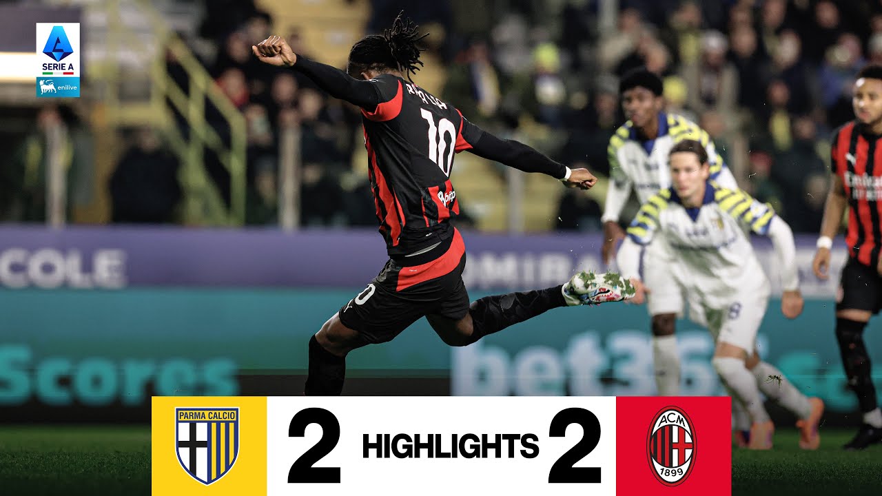 Saelemaekers e Le&atilde;o segnano ma finisce pari | Parma 2-2 AC Milan | Highlights&nbsp;Serie&nbsp;A