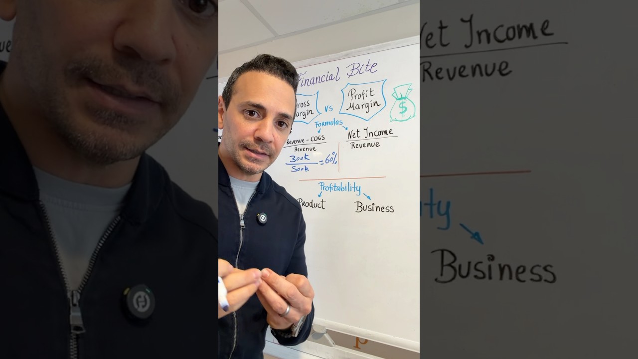 Gross Margin vs. Profit Margin calculation & meaning