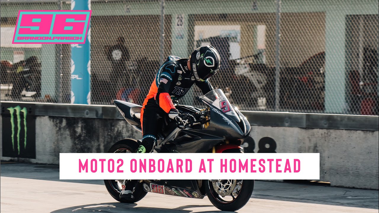 On Board at Homestead | Triumph 765 Moto2