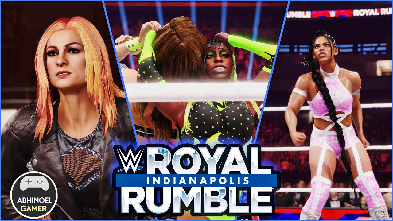 WWE 2K24 : Women's Royal Rumble 2025 match Prediction Highlights || WWE Royal Rumble 2025