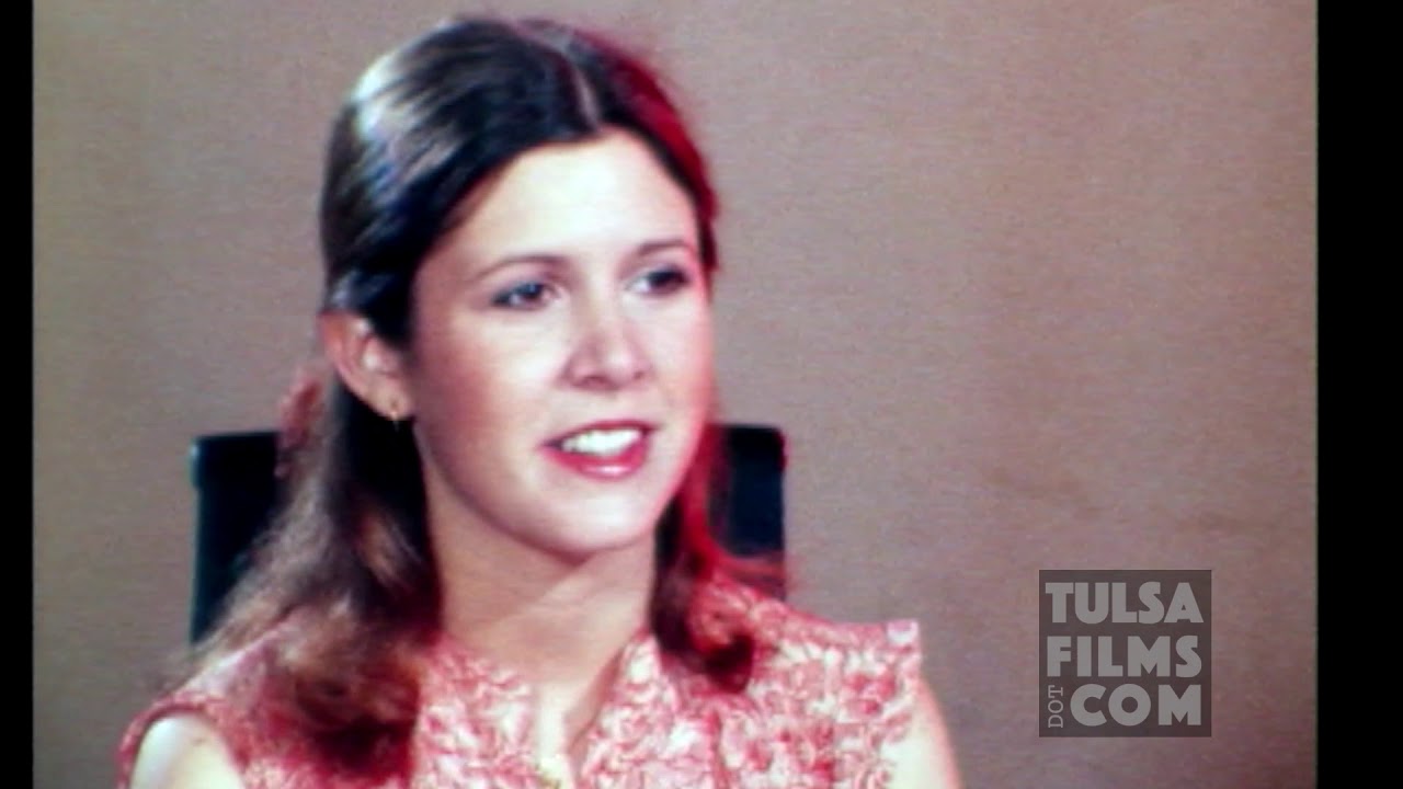 ACTRESS CARRIE FISHER - aka Princess Leia- interviewed about Star Wars debut