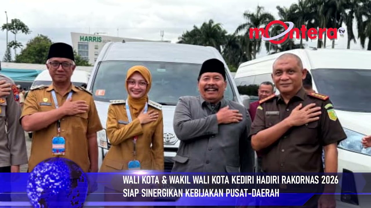WALI KOTA & WAKIL WALI KOTA KEDIRI HADIRI RAKORNAS 2026, SIAP SINERGIKAN KEBIJAKAN PUSAT & DAERAH