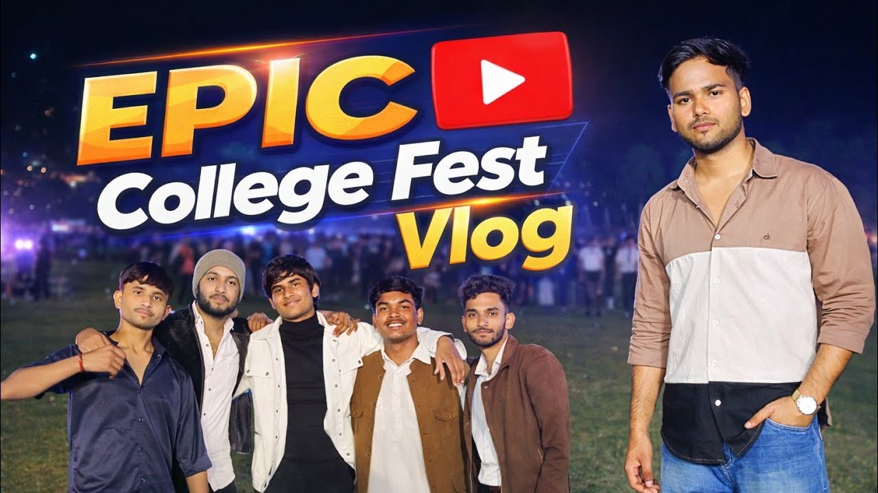 College fest vlog 😄