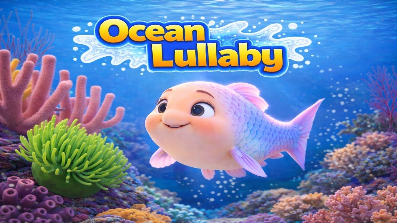 Ocean Lullaby 🌙 | Calming Ocean Music for Preschool Sleep & Relaxation (20 Minutes)