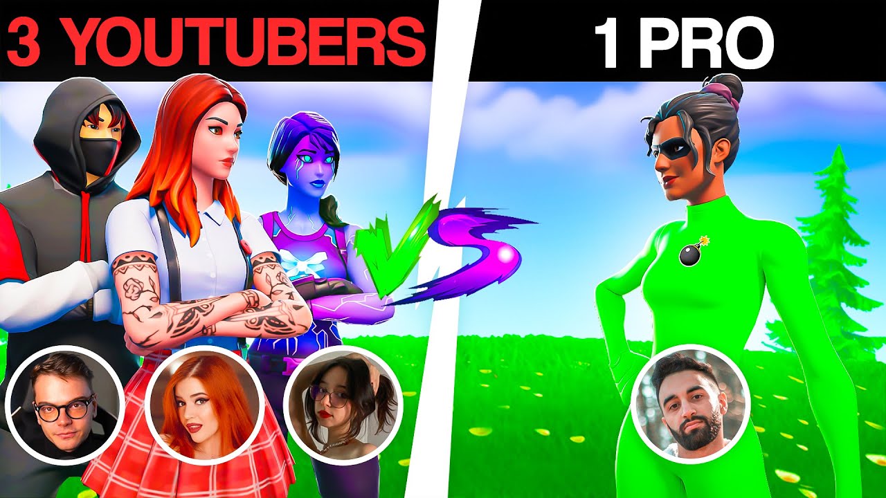 (🇷🇴) 3 YouTuberi vs 1 Pro 😱 Zemie vs Maxsialtele, Karinul & Reddysh