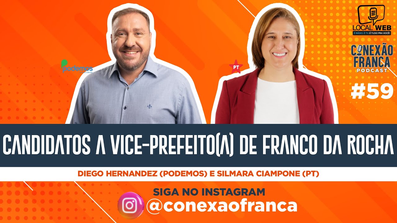CANDIDATOS A VICE-PREFEITO(A) DE FRANCO DA ROCHA  | CONEXÃO FRANCA | #59