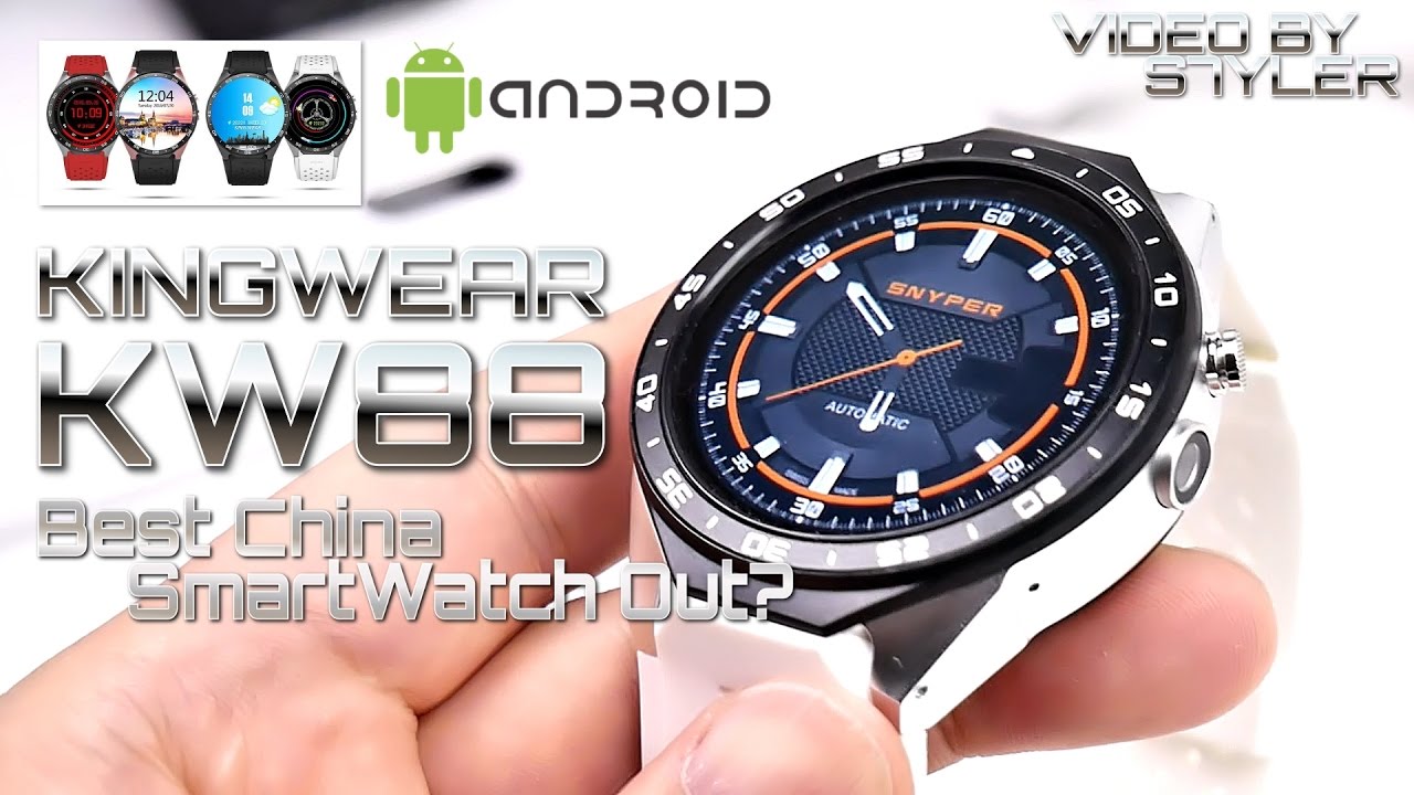 Best Unknown China SmartWatch? KingWear KW88 ⌚ (In-Depth Review) AMOLED // Video by s7yler