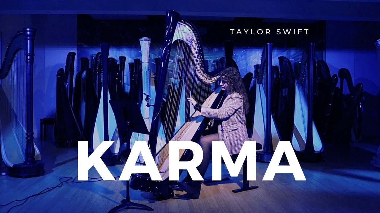 Taylor Swift - Karma (Harp Cover)
