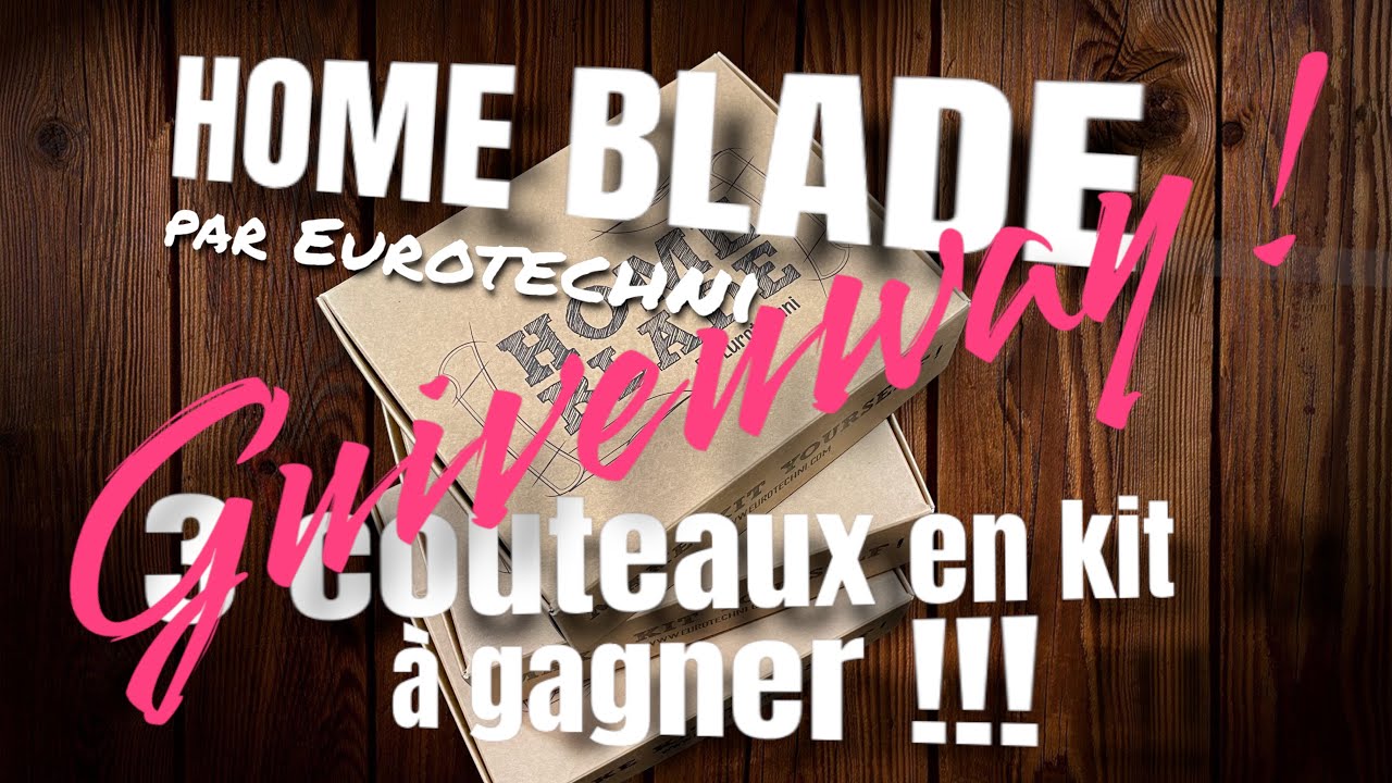 HOME BLADE par Eurotechni, des couteaux 