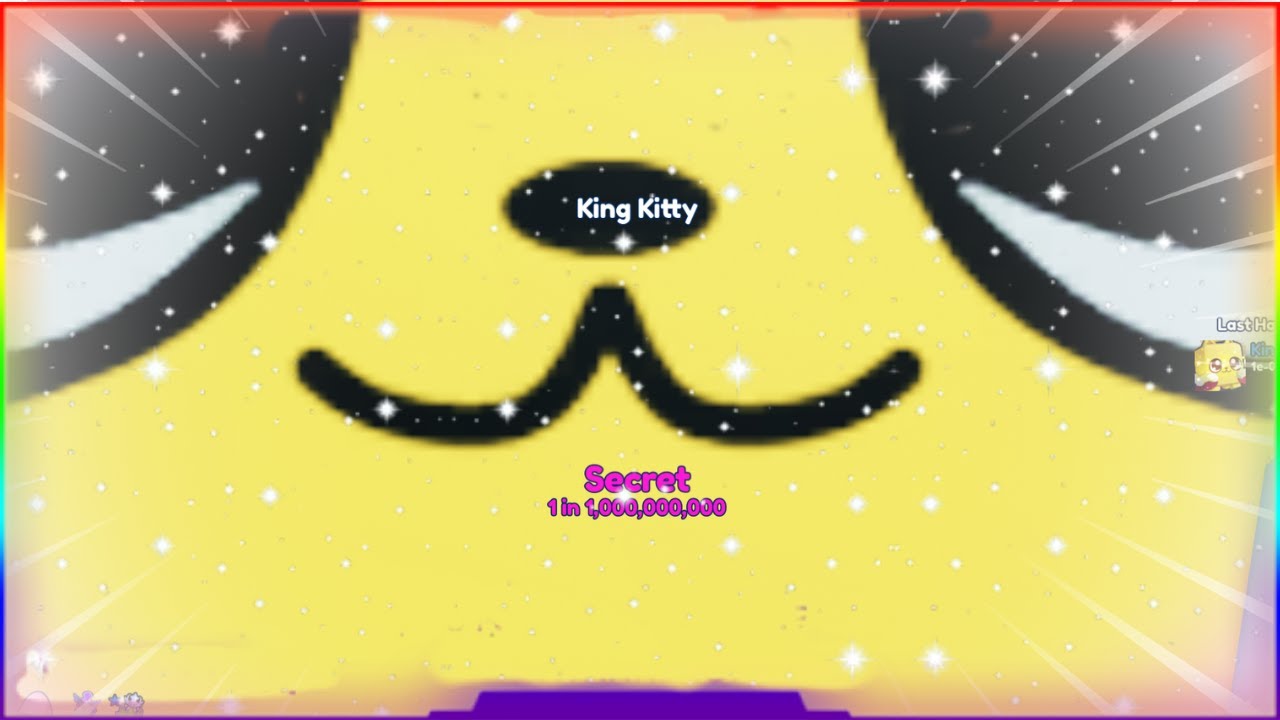 Hatching King Kitty, Mythic Diamond Overlord and other Secret Pets | Bubble Gum Simulator Infinity