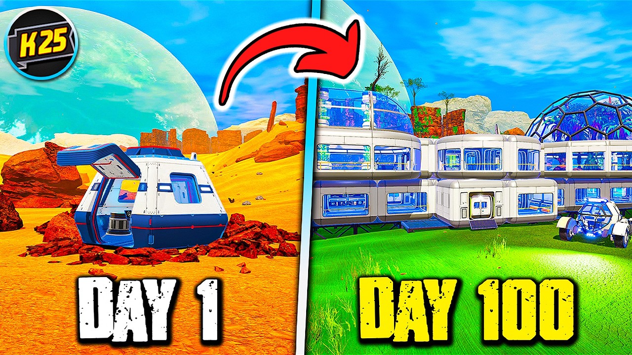 I Survived 100 Days in Planet Crafter, Here's What Happened! 😮