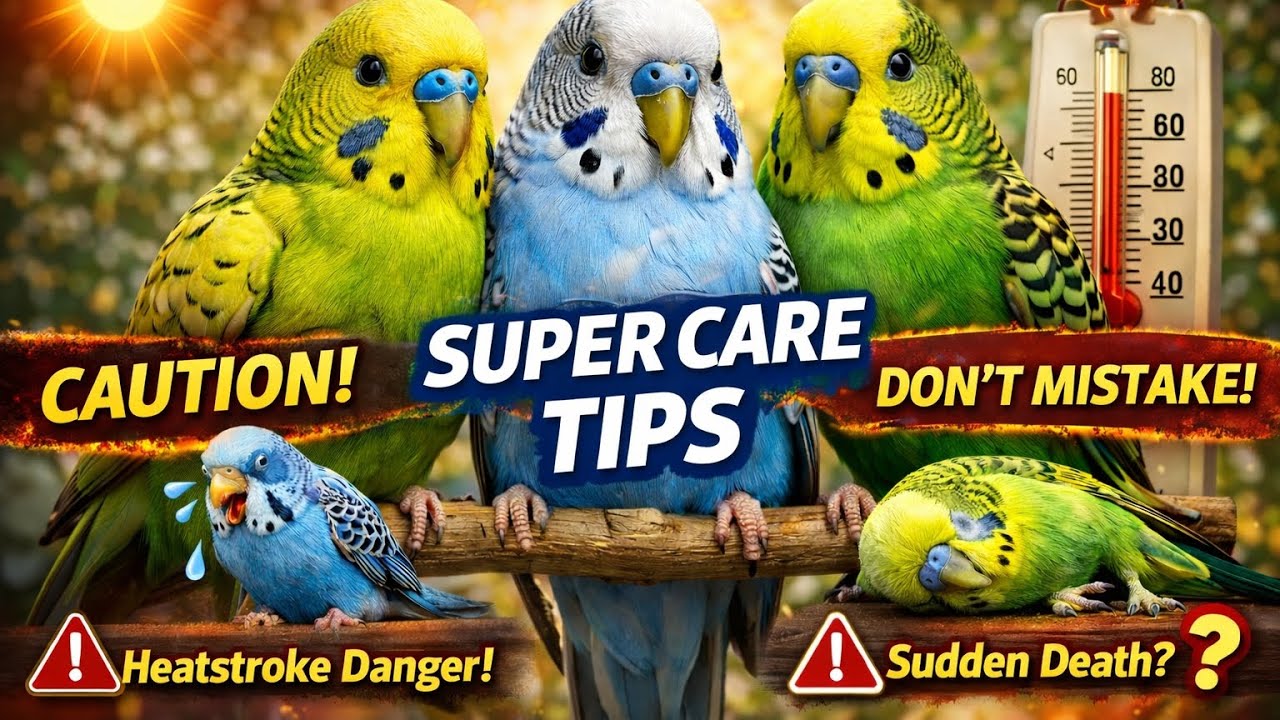 Garmi Me Budgies Parrot Ki Special Care 🦜 | Har Owner Ko Pata Hona Chahiye! 