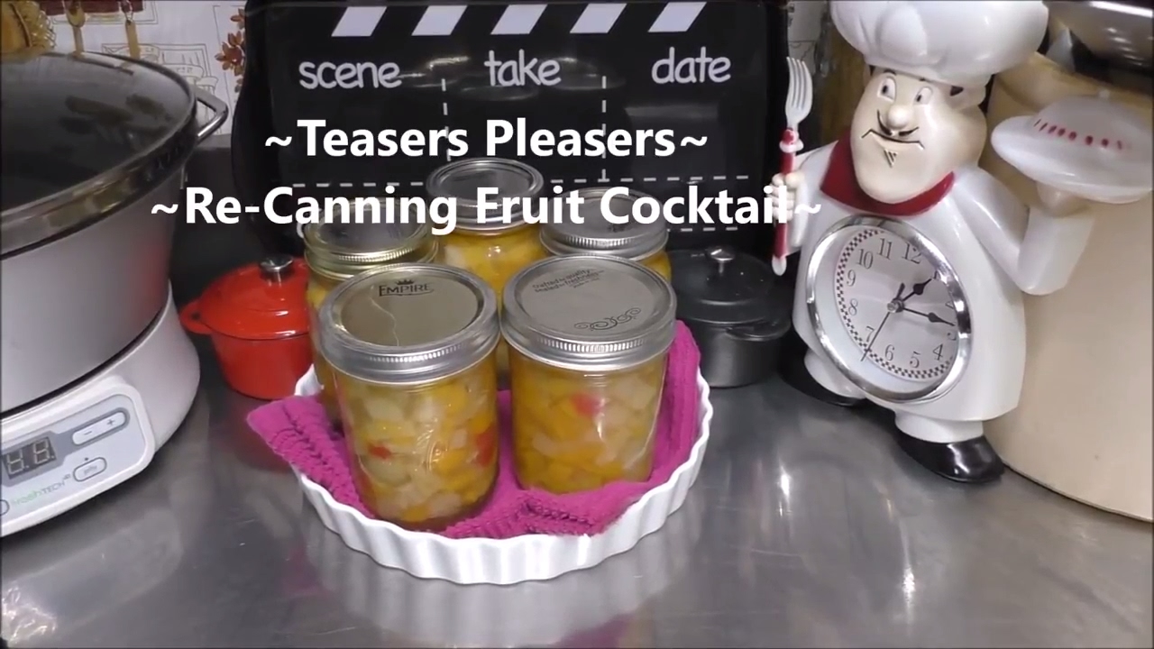 ~Re Canning #10 can of Fruit Cocktail~