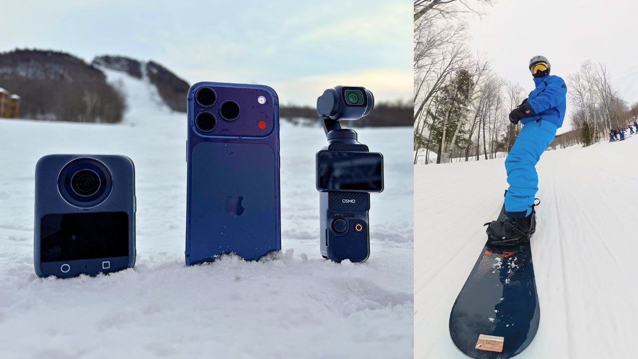 finding the best solo vlogging camera for snowboarding