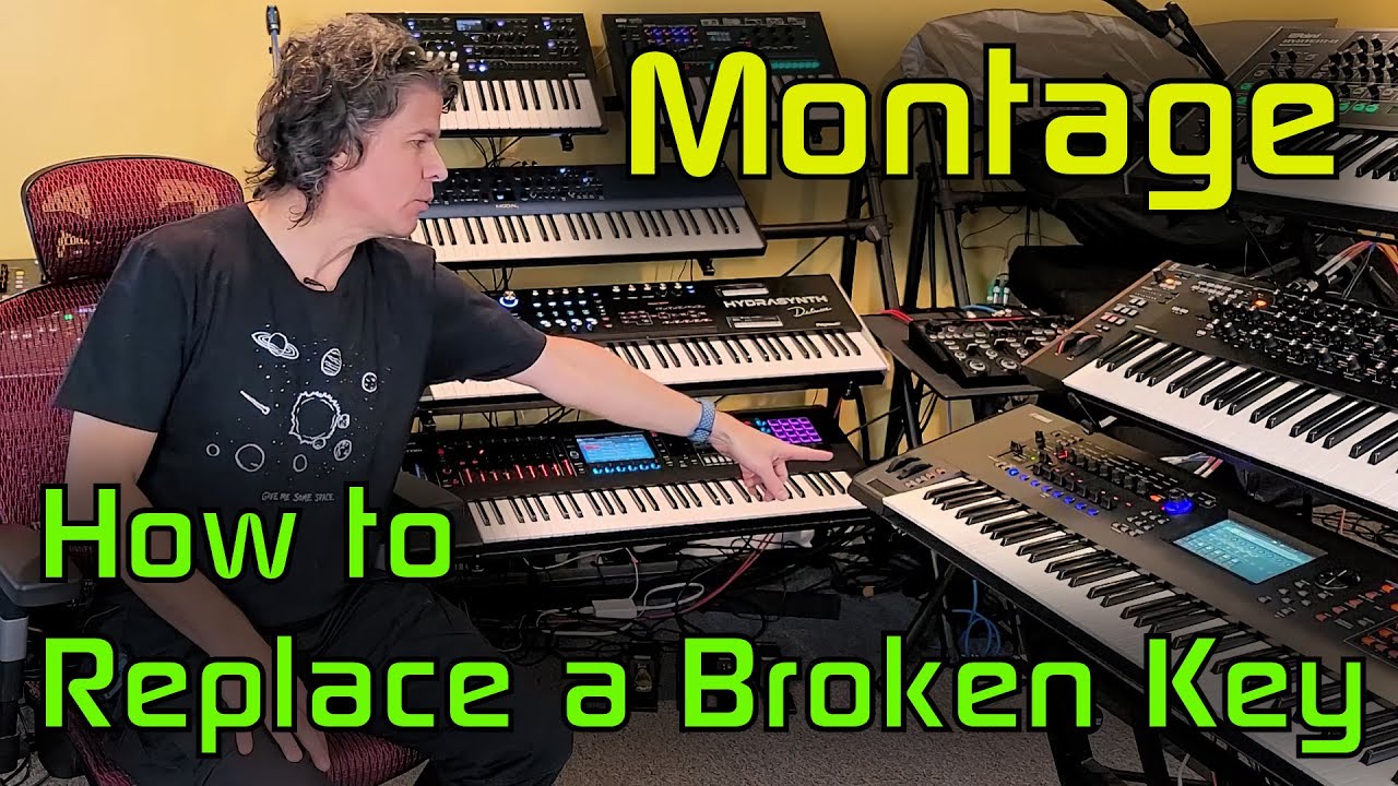Как заменить сломанный ключ на Yamaha Montage