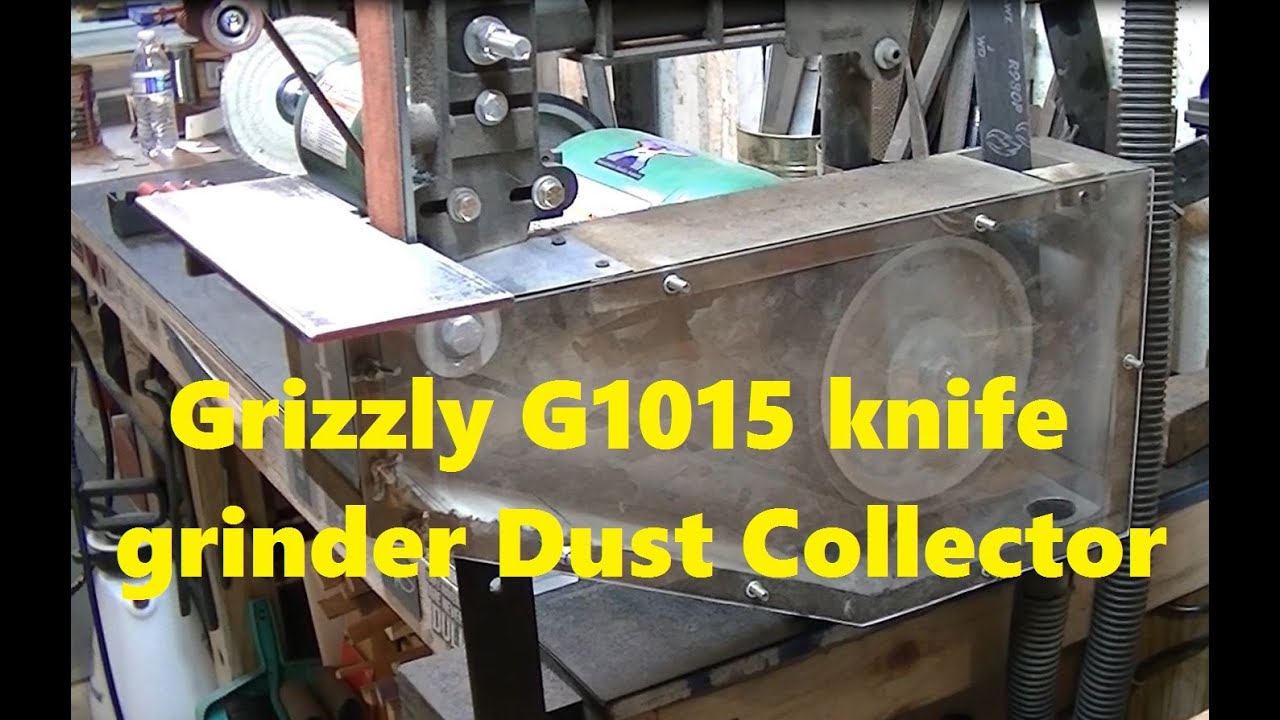 Grizzly G1015 knife grinder Dust Collector... DIY!!