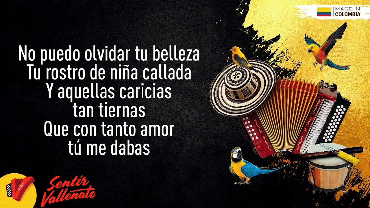 Ayúdame A Olvidarla, Miguel Morales, Video Letra - Sentir Vallenato