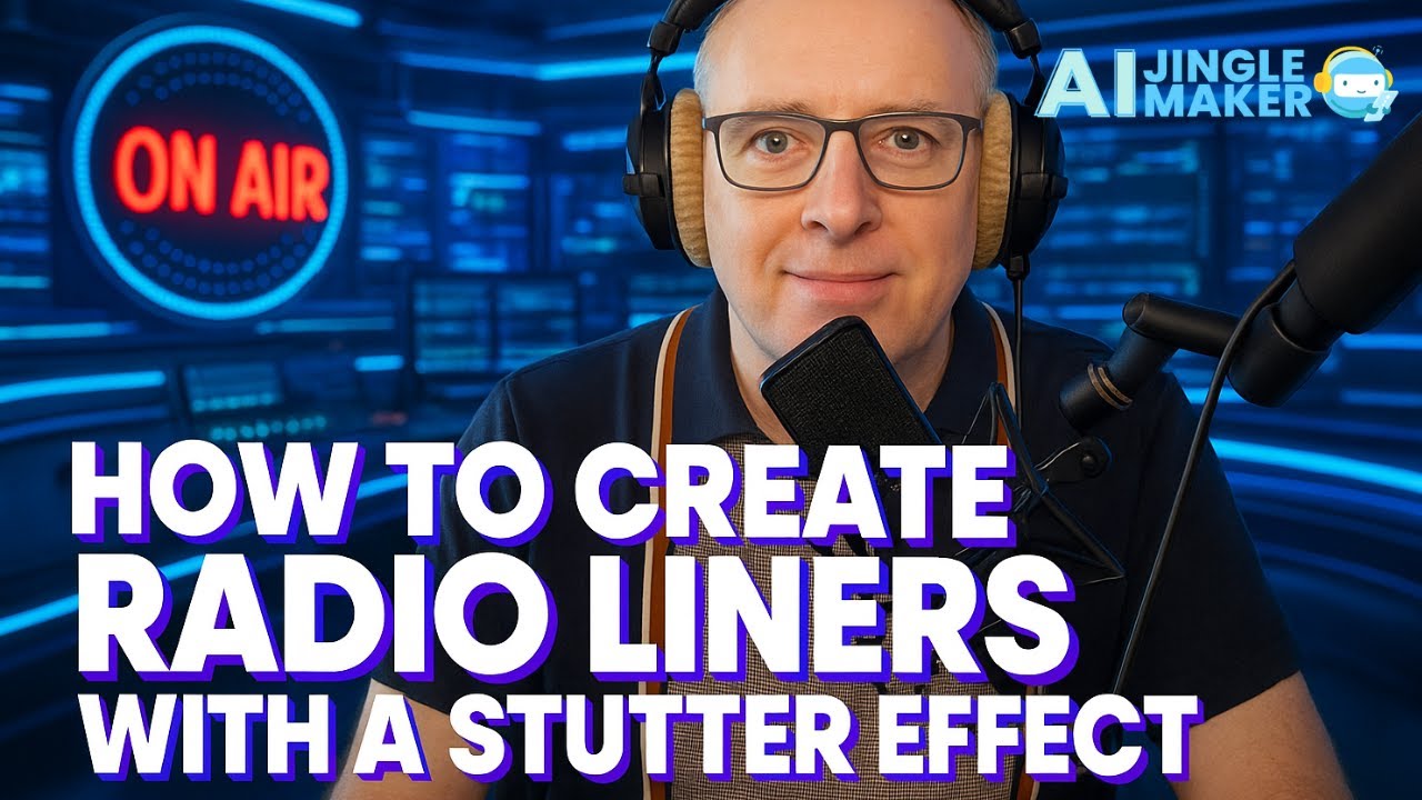 How to add a stutter effect to a radio liner - AI Jingle Maker New Feature Demo