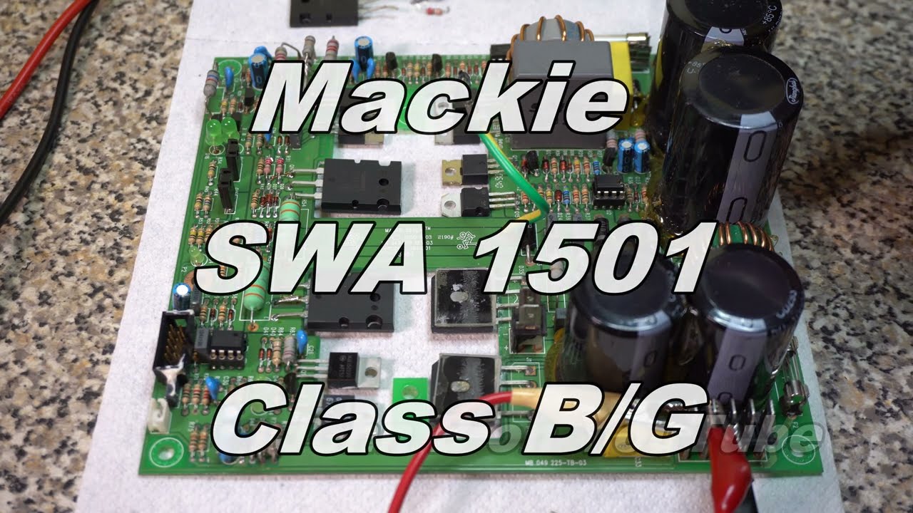 Amplifier Repair, Mackie SWA1501 Sub Woofer
