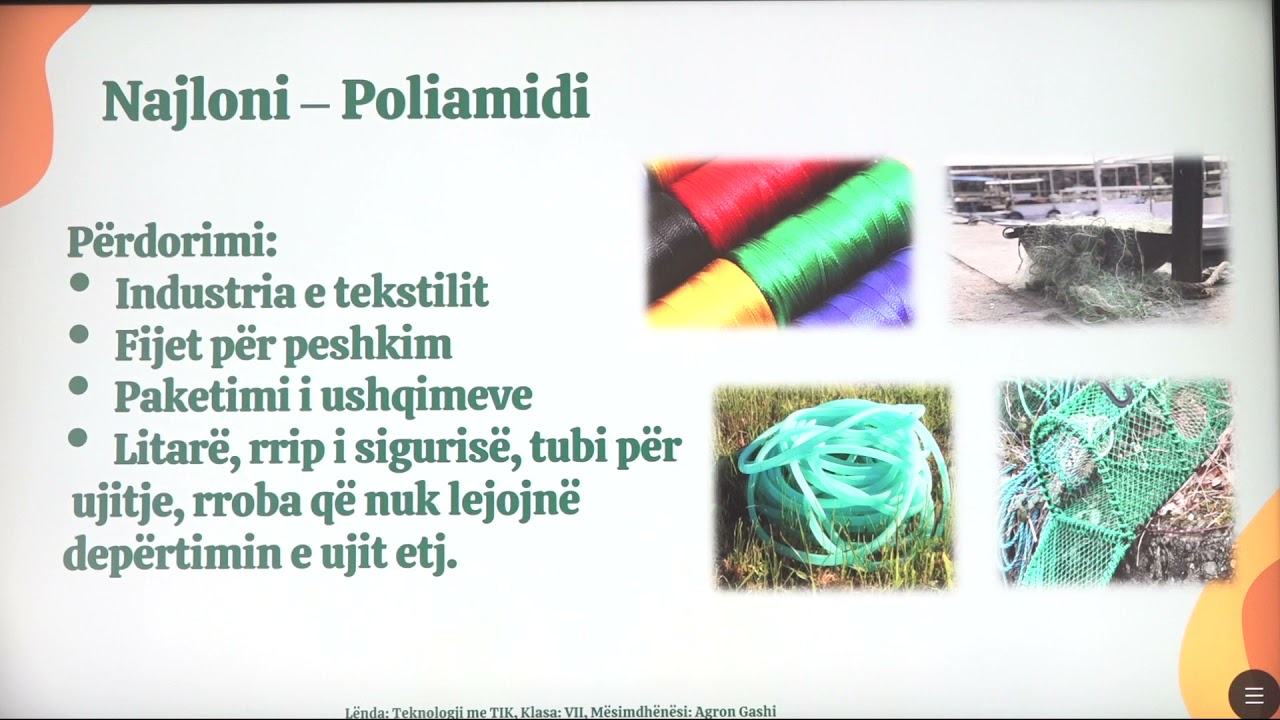 7 10 005 - Java 3 - Teknologji me TIK - najloni poliamidi 011020