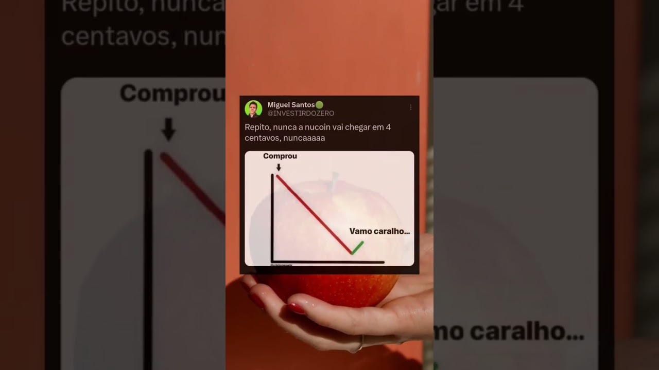 Nunca a nucoin vai chegar em 4 centavos? 