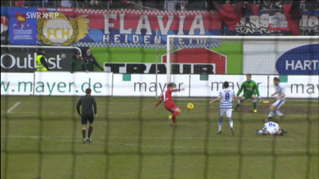 1.FC Heidenheim - MSV Duisburg 2:2 Highlights SWR 21.12.2013