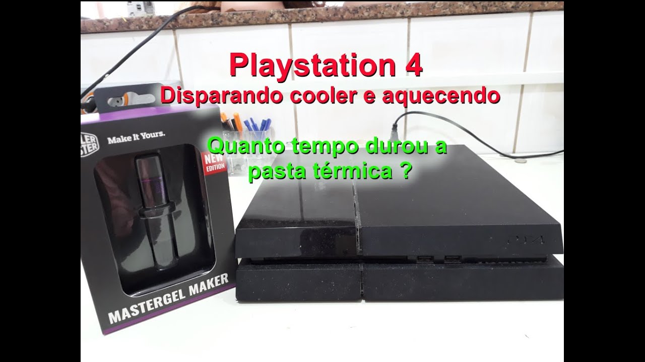 Não deixe seu PS4 morrer !!! Melhor pasta térmica para Playstation 4
