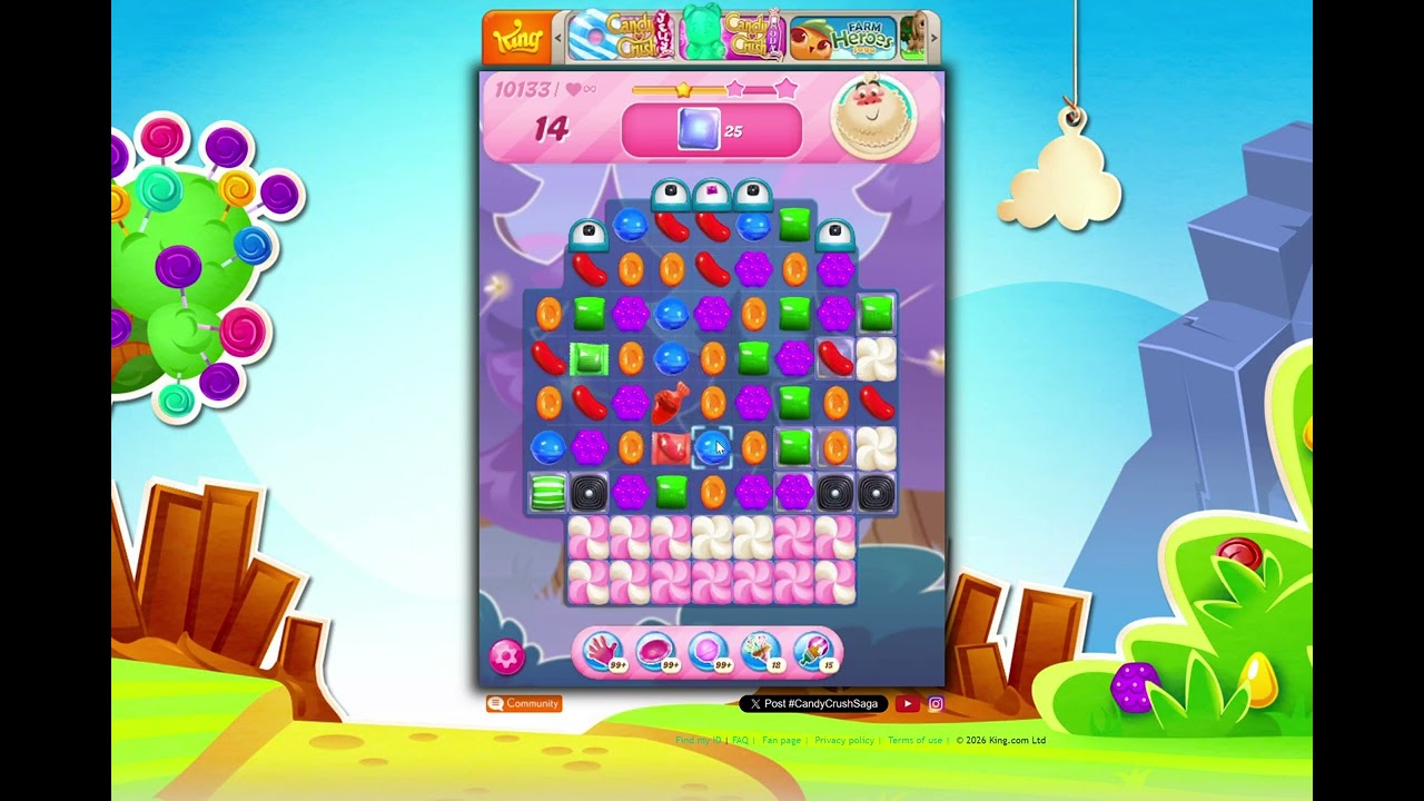 Level 10133    Candy Crush Saga