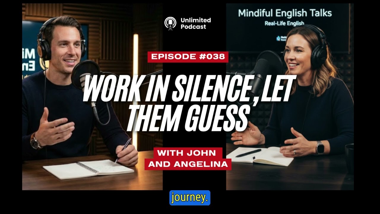 Work in Silence, Let Them Guess | Mindful English Talks