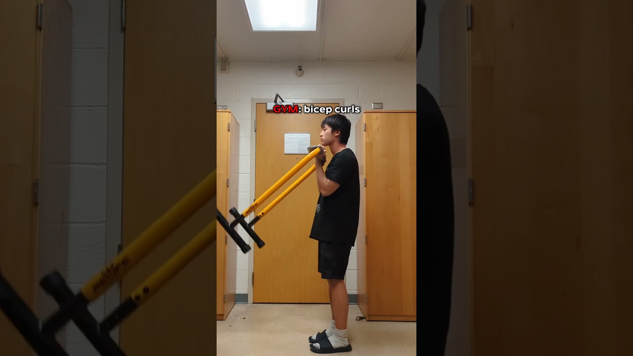 Turning gym exercises into calisthenics