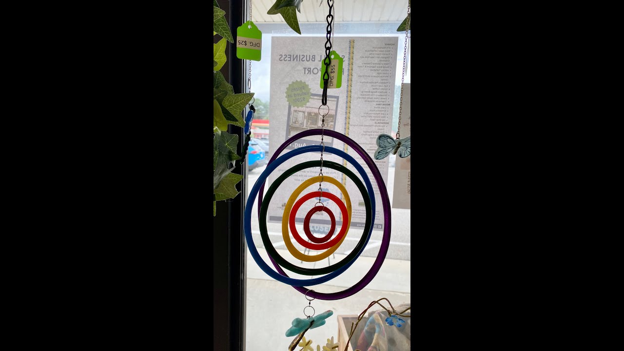 Fused Glass Wind Spinner Part 1