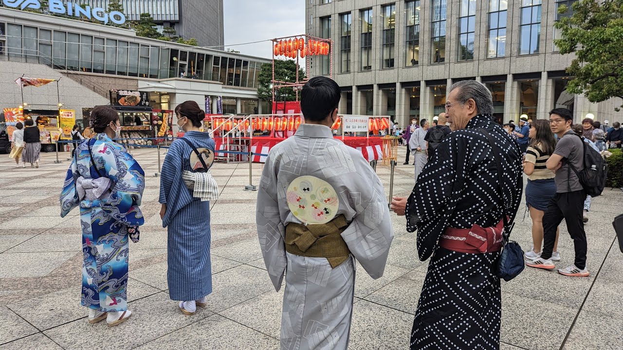 【高画質FHDライブカメラ】日枝神社　山王祭　「山王音頭と民踊大会」Hie Shrine Sanno Festival 
