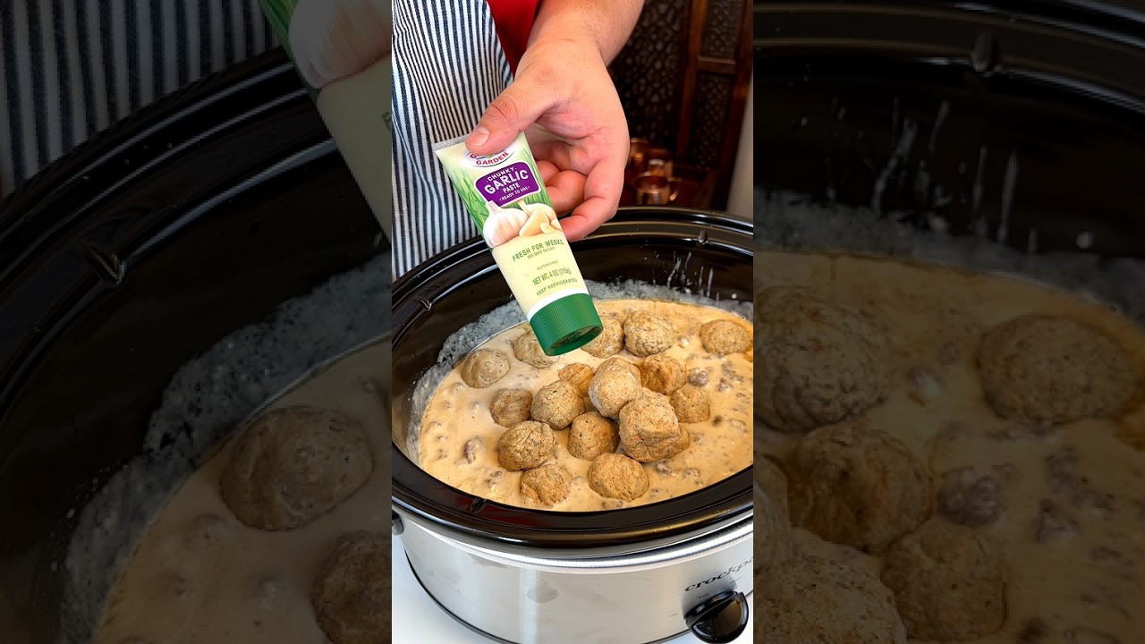 crockpot meatball and pasta dinner. This is a family favorite.