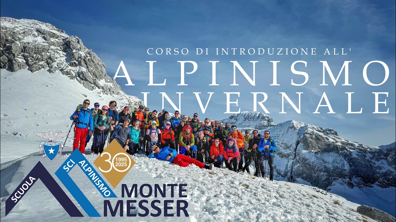 Corso di Introduzione all' ALPINISMO INVERNALE | Scuola MONTE MESSER #dolomiti #alpinismo #mountains